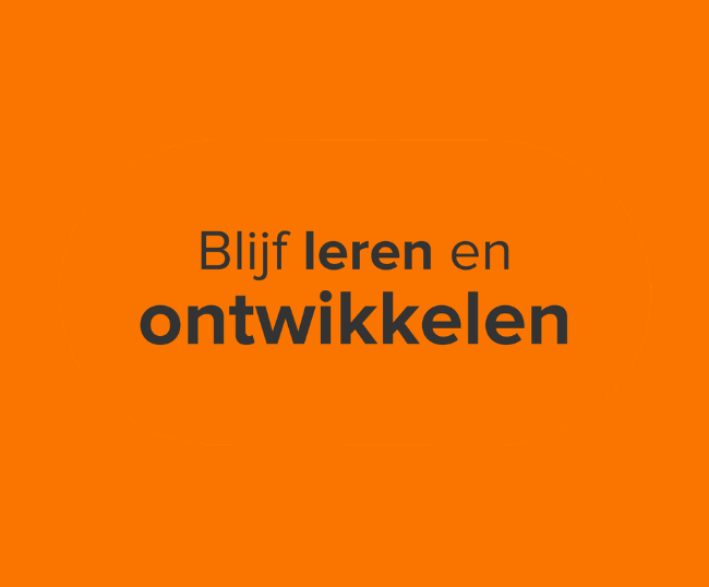 Arbeidsvoorwaarde: blijven leren en ontwikkelen