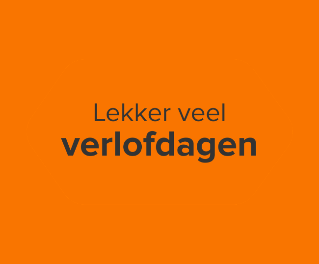 Arbeidsvoorwaarde: lekker veel verlofdagen