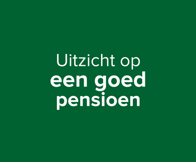 Arbeidsvoorwaarde: uitzicht op een goed pensioen